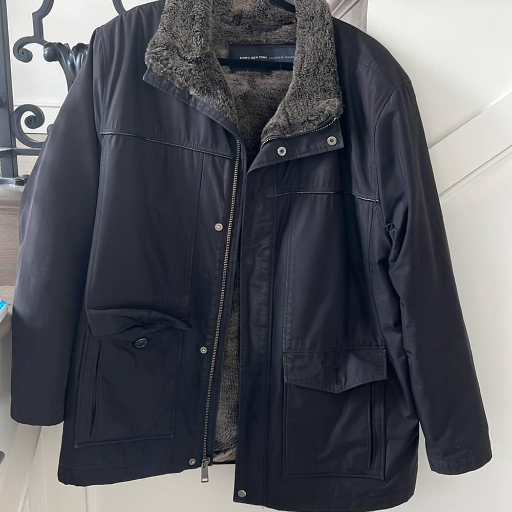 Andrew Marc men’s heavy jacket size XL